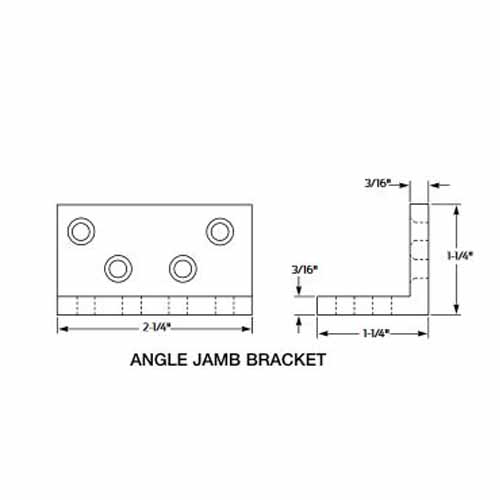 Angle Jamb Bracket Kit Us32D - Accessories